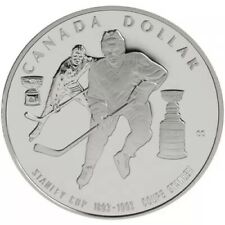 1993 (1893-) Canadian $1 Stanley Cup® 100th Anniv Proof Silver Dollar Coin