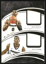 2016-17 Immaculate Coll Collegiate Combos Materials #12 Ben Bentil Kris Dunn /99
