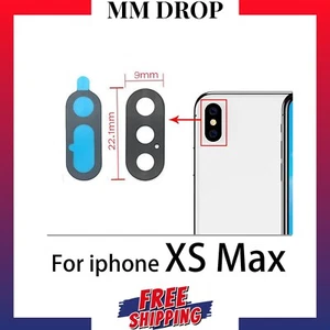 For iPhone XS Max Rear Back Camera Glass Lens Replacement Fast Shipping UK Stock - Zdjęcie 1 z 1