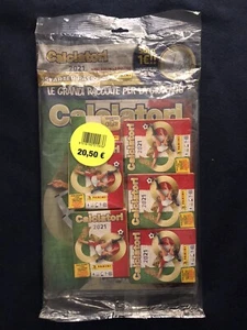 ALBUM VUOTO CALCIATORI PANINI 2020/21+ 6 FIGURINE + 2 BUSTINE + 5 BLISTER SIGIL. - Foto 1 di 2