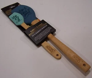 Thyme & Table Silicone Spatula Bamboo Handle Whip It Whip It Real Good 2-Pc New - Picture 1 of 5
