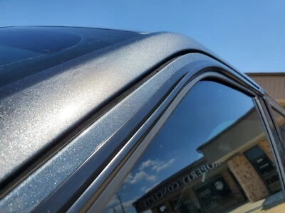 Hágalo usted mismo Protector de lluvia para ventana lateral Canaleta Visera Deflector para modelos Ford Foto 1 de 2