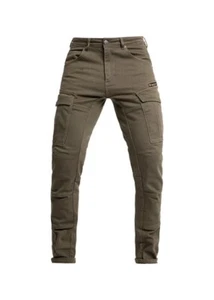 Vaqueros de moto mono John Doe Defender, oliva, W31-L34 - Imagen 1 de 3