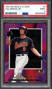 BB - 1997 Skybox E-X 2000 - #8 - Cal Ripken Jr. - PSA 9 - MINT - Picture 1 of 2