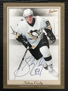 2005/06 BEEHIVE HOCKEY AUTOGRAPH ROOKIE SIDNEY CROSBY JUMBO CARD 5X7 AUTO SP - Picture 1 of 3