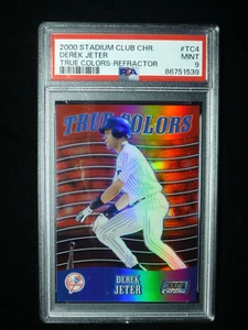 2000 Stadium Club Chrome Derek Jeter #TC4 Refractor PSA 9 Mint - Bild 1 von 2