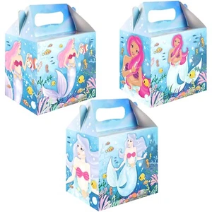 Scatole cibo festa bottino sirena pranzo trattamento festa compleanno festa evento oceano - Foto 1 di 7