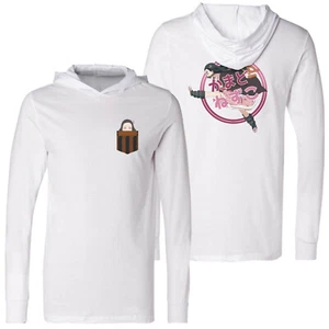 Chibi Nezuko Demon Slayer Kimetsu no Yaiba Anime Langarmshirt mit Kapuze - Bild 1 von 3