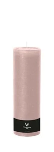 4x Kerzen 300x98mm Farbe Rose durchgefärbte Rustik Kerzen- Kerzen Wiedemann - Picture 1 of 1