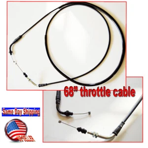 68" Throttle Cable for GY6 150cc ATV GO KART ROKETA SUNL BAJA KAZUMA black - Picture 1 of 3