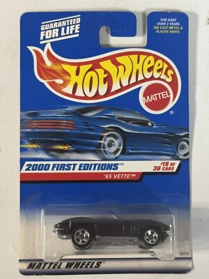 Hot Wheels 2000 First Editions ‘65 Vette 19 Of 36 Cars - Image 1 of 4