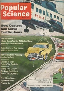 APRIL 1967 POPULAR SCIENCE MAGAZINE HELICOPTERS TRAFFIC JAMS MOWERS VS TRACTORS - Imagen 1 de 1