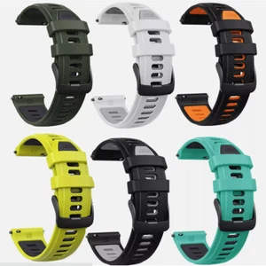 Replacement Silicone Watch Band Strap For Garmin Forerunner 265 22mm Wrist Belt - Picture 1 of 27