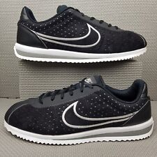 Nike Cortez Ultra Moire Trainers Men's UK Size 9 Shoes Black White Lightweight 