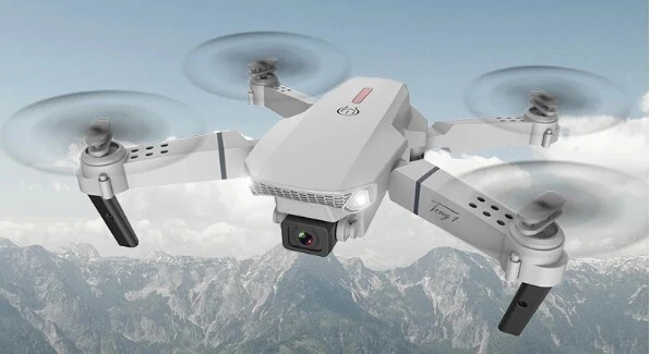 Wide Angle HD 4K 1080P Camera KBDFA RC Drone E88 WIFI FPV Quadcopter With Height - Image 1 of 3