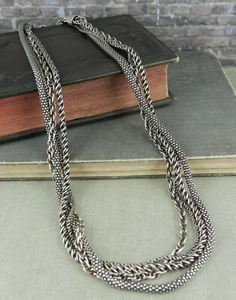 Silpada 925 Sterling Silver 4 Four Strand Necklace N1719 - Picture 1 of 7