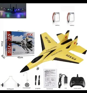 RC Plane FX620 SU35 2x LiPo Model Jet Fighter Remote Control Aircraft Airplane - Picture 1 of 14