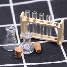 Doll House Test Tube Miniature Experimental Scene Prop Measuring Cup Set  Boys