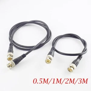 0.5-3M CCTV BNC male to BNC male Cable plug Adapter Connector for video Camera - Picture 1 of 6