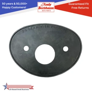 For 1937-1938 Plymouth Deluxe Rear License Plate Lamp Pad Gaskets Rubber Black - Picture 1 of 4