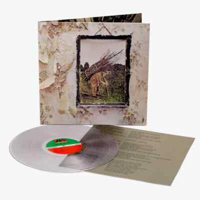 LED ZEPPELIN IV - REMASTERED CRYSTAL CLEAR VINYL ALBUM - NEW & SEALED - ATLANTIC - Image 1 of 4