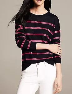 Nuevo con etiquetas Banana Republic Nuevo $69.50 Suéter a Rayas Piezas Talla XS, Pequeño, Mediano - Imagen 1 de 1