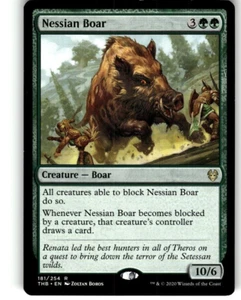 MTG Theros Beyond Death Nessian Boar THB 181/254 R NM/MT - Picture 1 of 1