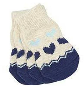 Calcetines en zigzag corazón bronceado antideslizantes Pup Crew 22105584, M/L - Imagen 1 de 5