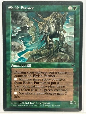Elvish Farmer | Fallen Empires - Magic (MTG) | Near Mint or better - Image 1 of 2
