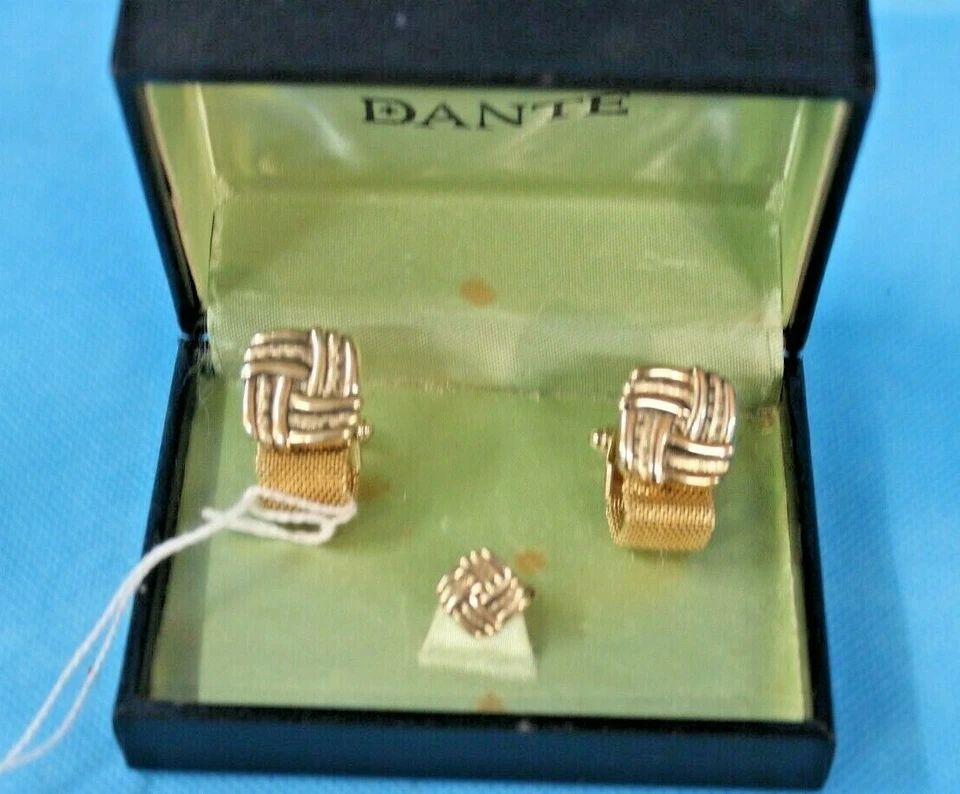 Juego de gemelos y corbatas Old BRASS para hombre  Foto 1 de 3