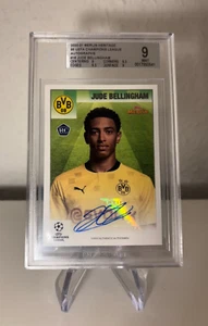 Jude Bellingham Auto Rookie BGS 9 Real Madrid Topps Merlin BVB No PSA RC England - Bild 1 von 1