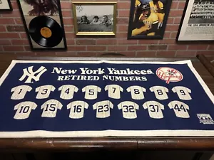New York Yankees Mitchell And Ness Retired Numbers Banner - Picture 1 of 4