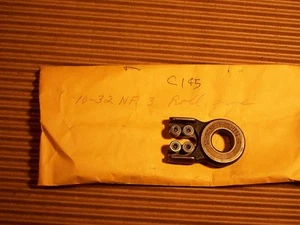 VERY GOOD CONDITION 10-32NF-3 GO/NOGO SNAP ROLL THREAD GAGE SET C145 - Picture 1 of 1