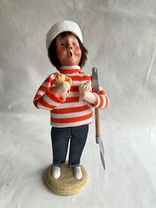 Byers Choice Nautical Beach Seashore Ocean Boy w/ Conch Shells & Shovel HTF - Picture 1 of 8