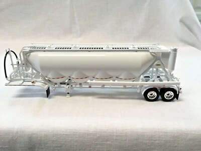 J & L Pneumatic Vacuum Tanker Trailer All White DCP First Gear Farm Toy  #4273 - Image 1 of 4