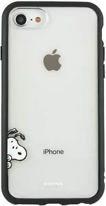 Gourmandise iPhone SE Case Cover 4.7 IIIIfit Clear Peanuts Snoopy SNG-666B Japan - Picture 1 of 3