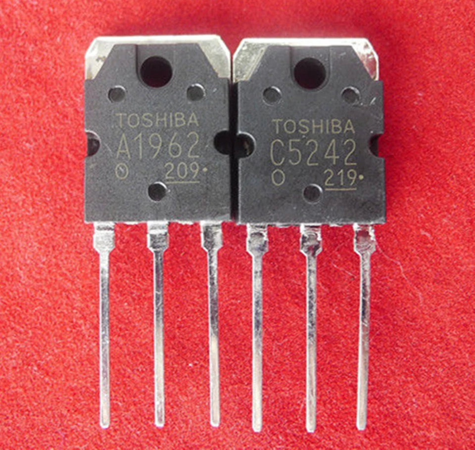 10Pairs 2SA1962/2SC5242 A1962/C5242 TOSHIBA TO-3P - Image 1 of 1