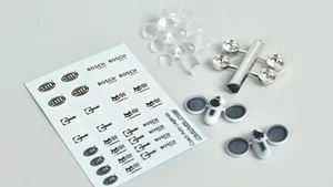 Kit Fari Aggiuntivi - Coperture Bianche + Vetro + Kit Adesivi CAL 1:43 - Foto 1 di 2