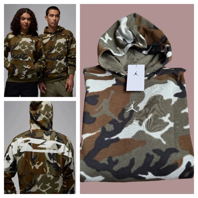 Nike Air Jordan MVP Pullover Hoodie Men’s Size M Fleece Camo New $90 - Image 1 of 4