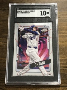 2024 Topps Cosmic Chrome #196 Shohei Ohtani SGC GEM 10 Campeón de la Serie Mundial - Imagen 1 de 3