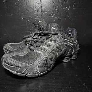 Nike Shox Shoes Women Size 9 Black 356918-002 Running Sneakers Athletic Trainer - Picture 1 of 8