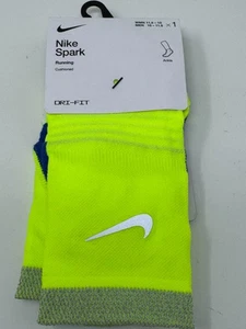 Nike Spark Cushioned Ankle Socks  CU7199 703  Men's Size Large 10-11.5 - Picture 1 of 3