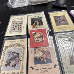 Vintage Craft Patterns From The 90’s Set Of 7 - Picture 1 of 16
