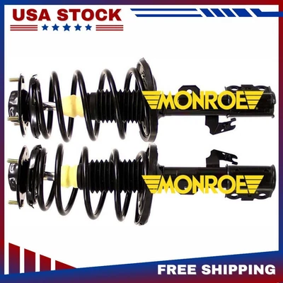 Pair Set of 2 Front Monroe Strut & Coil Spring Kit For Toyota Camry Lexus ES330 - Image 1 of 3