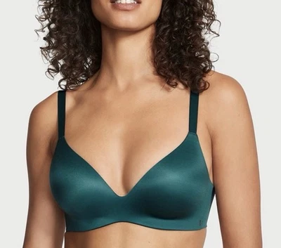 Sujetador inalámbrico Victoria’s Secret Bare Infinity Flex verde esmeralda talla 36D Foto 1 de 4