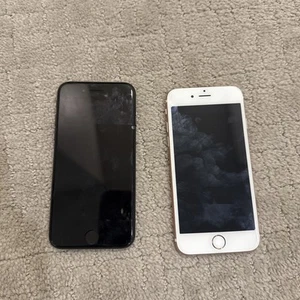 Lot of 2 Apple iPhone 7, and 7s - 32GB &128 GB - Black, Gold (Unlocked) A1660 - Picture 1 of 3