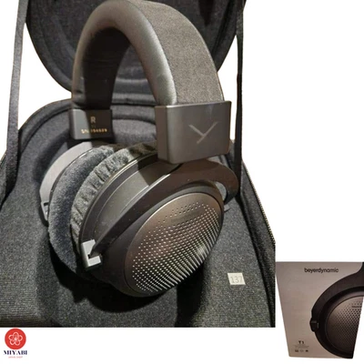 Beyerdynamic T1 3rd Gen Tesla Open-Back Wired Headphones Silver w/ Box Japan - Image 1 of 4