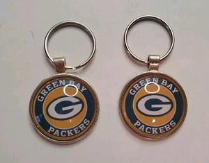 Lote de 2 llaveros redondos Green Bay Packers - Imagen 1 de 4