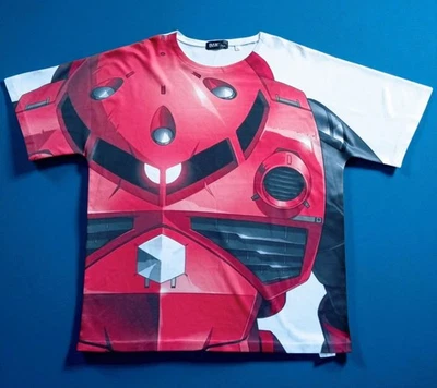 Camiseta Oficial RARA Mobile Suit Gundam "Char's Z'Gok MSM-07S" AOP Bandai — XL Foto 1 de 4