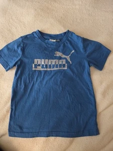 Puma Kids Blue Shirt Size Small - Picture 1 of 6